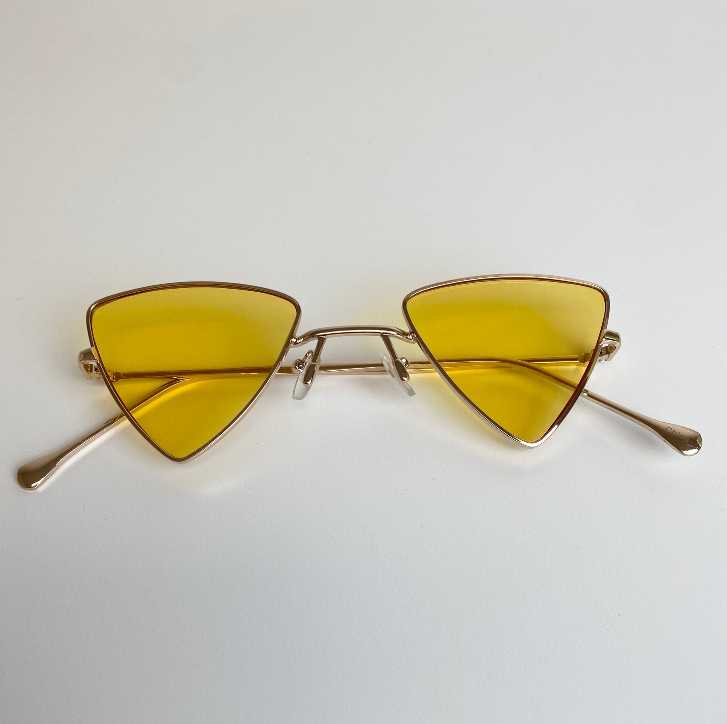 Three Sides To A Story Sunglasses - Yellow