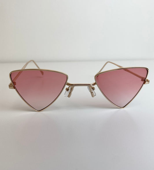 Three Sides To A Story Sunglasses - Pink