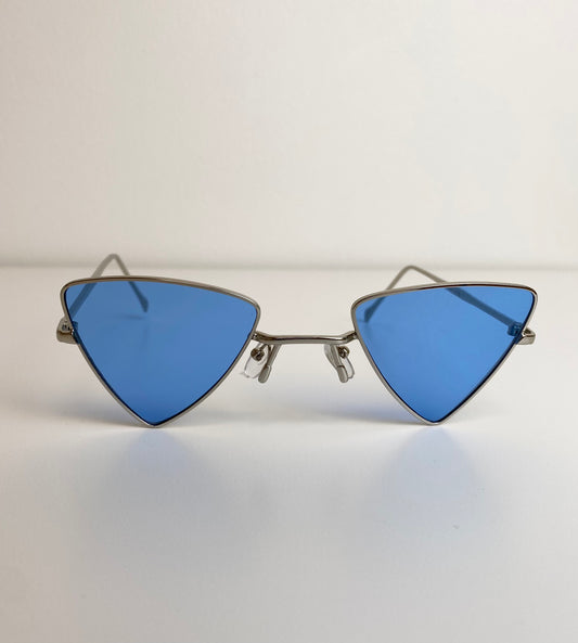 Three Sides To A Story Sunglasses - Blue