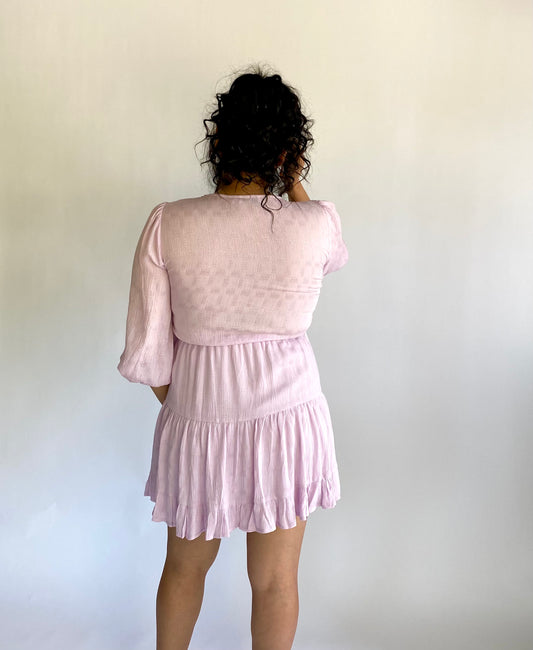 Lilac Ruffle Dress