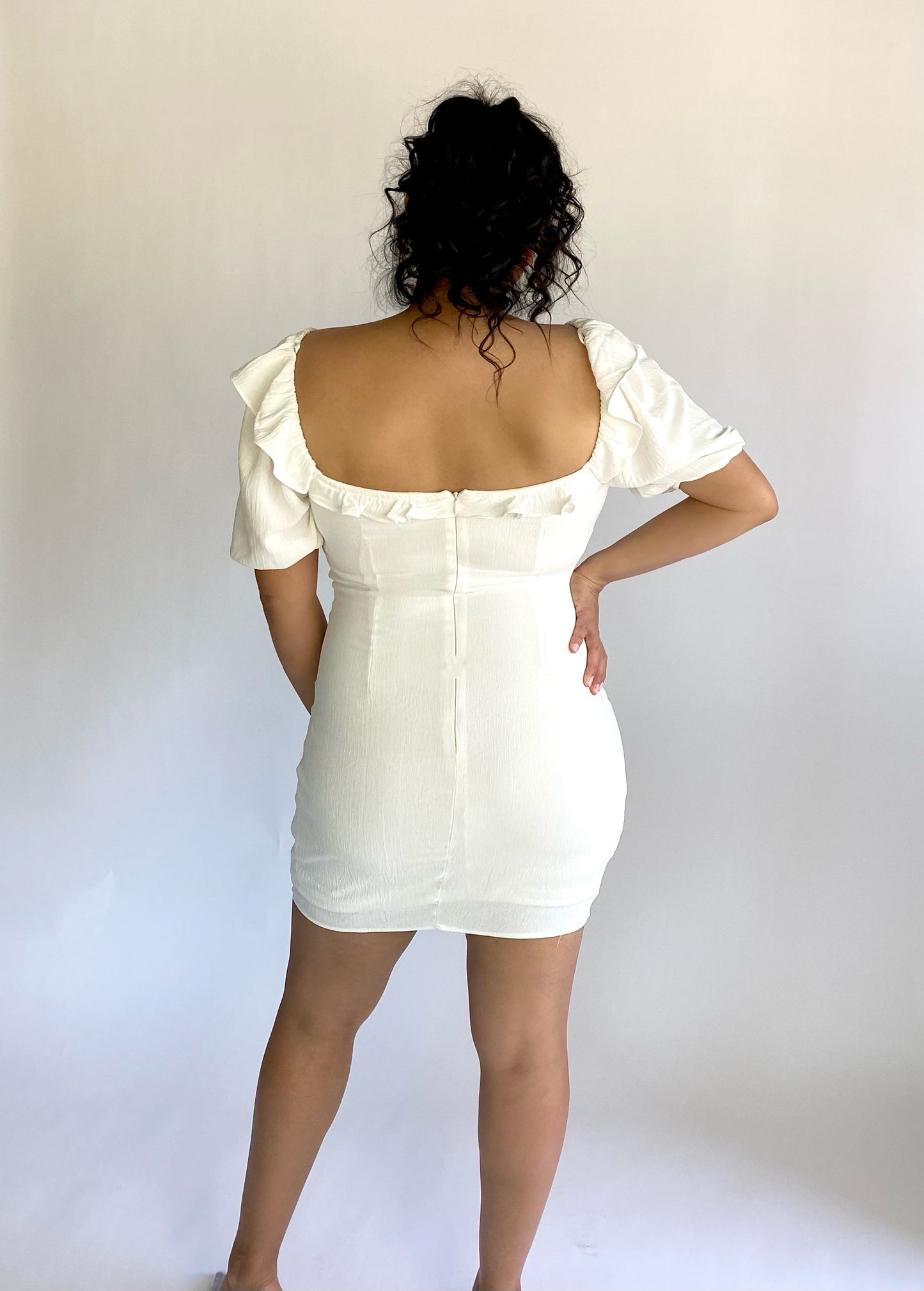 Date Night Dress - White