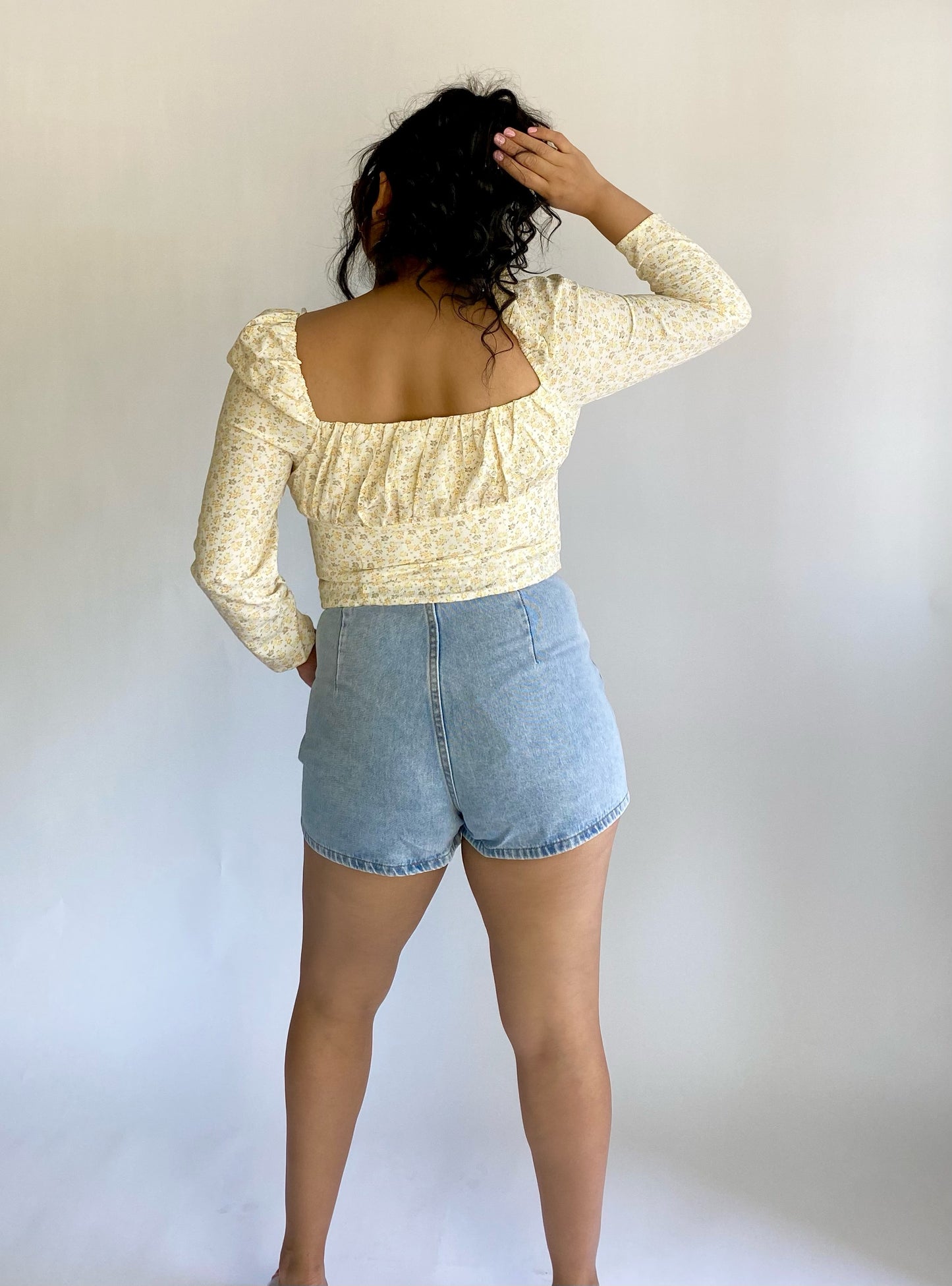 Floral Ties Top