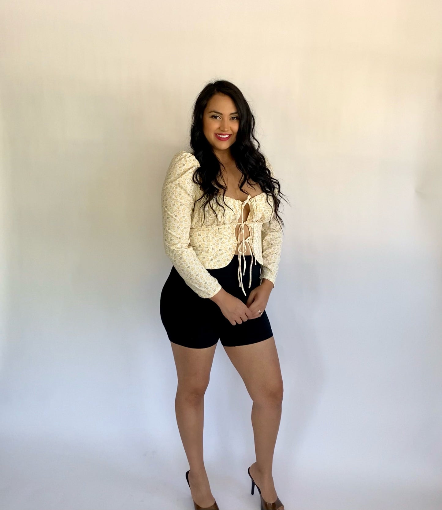Floral Ties Top