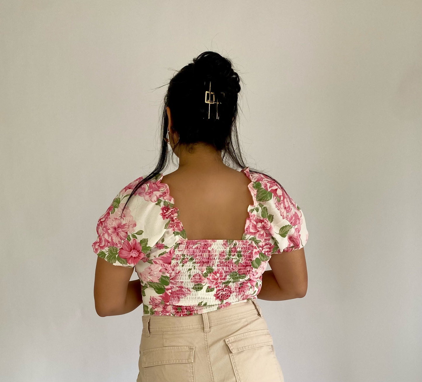 Flirty Floral Top