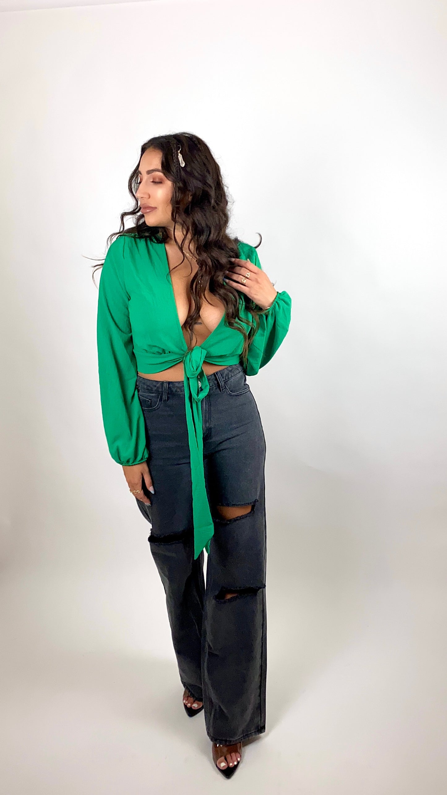 Apple of My Eye Green Top