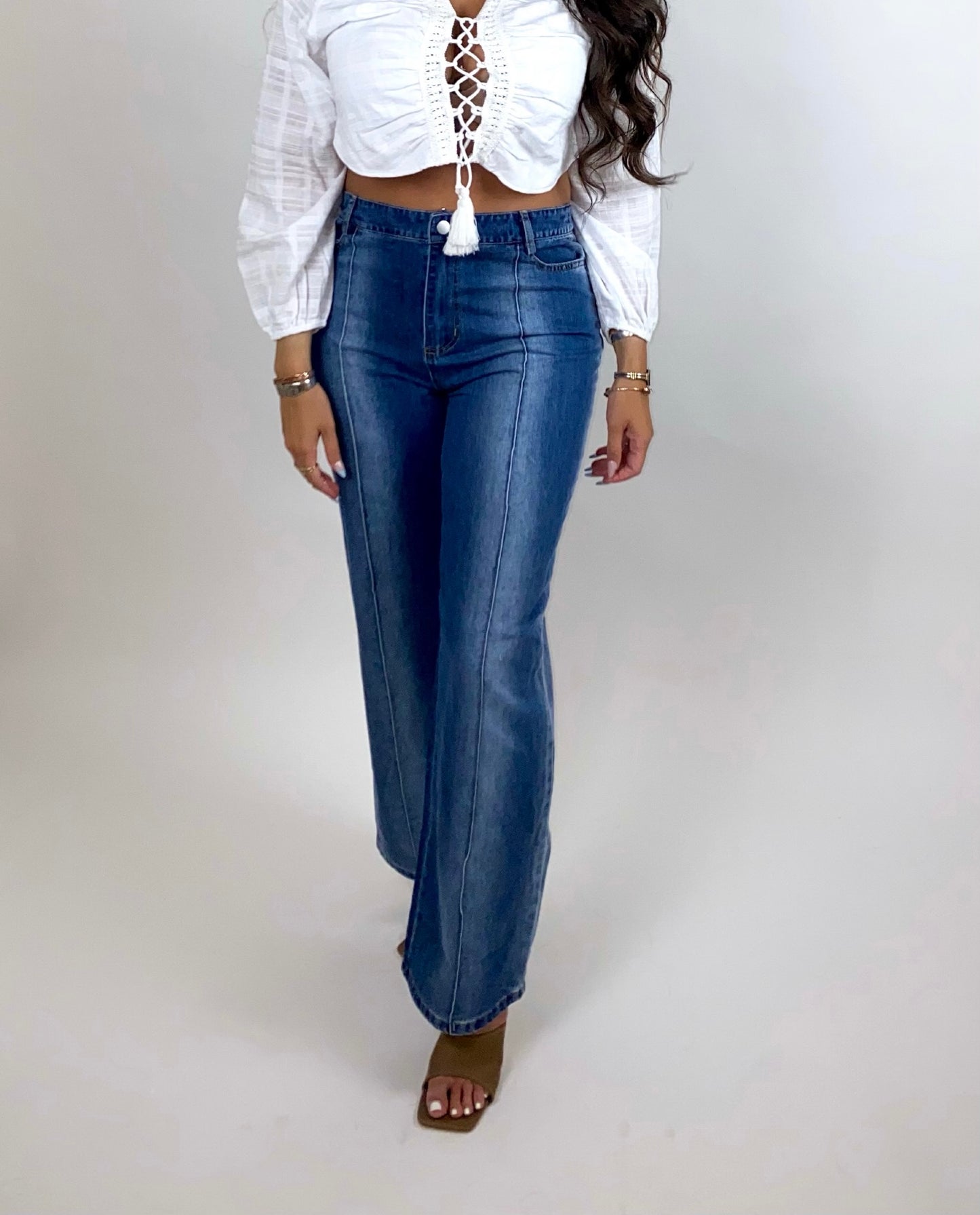 Icon High Rise Bootcut Jeans