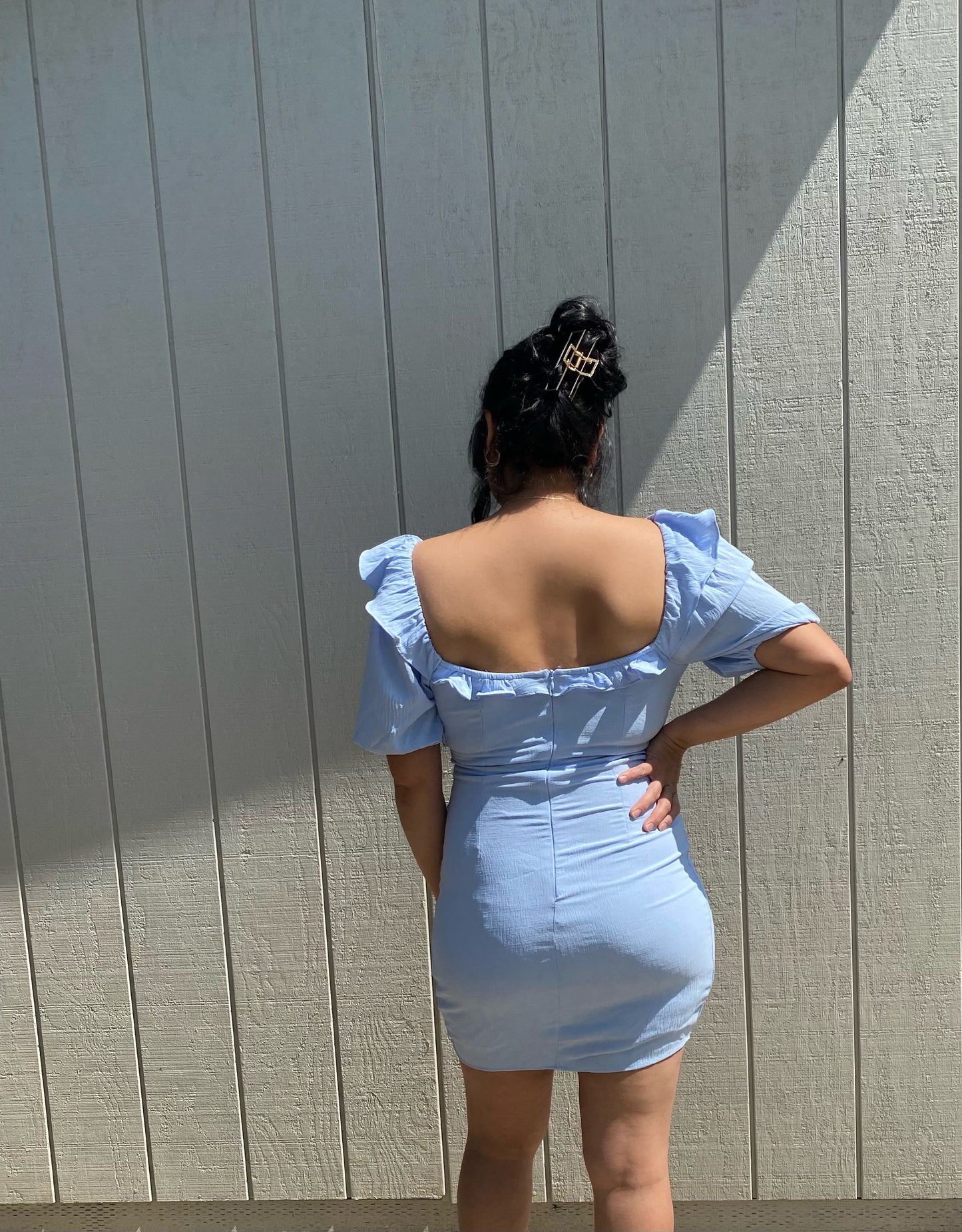 Date Night Dress - Light Blue