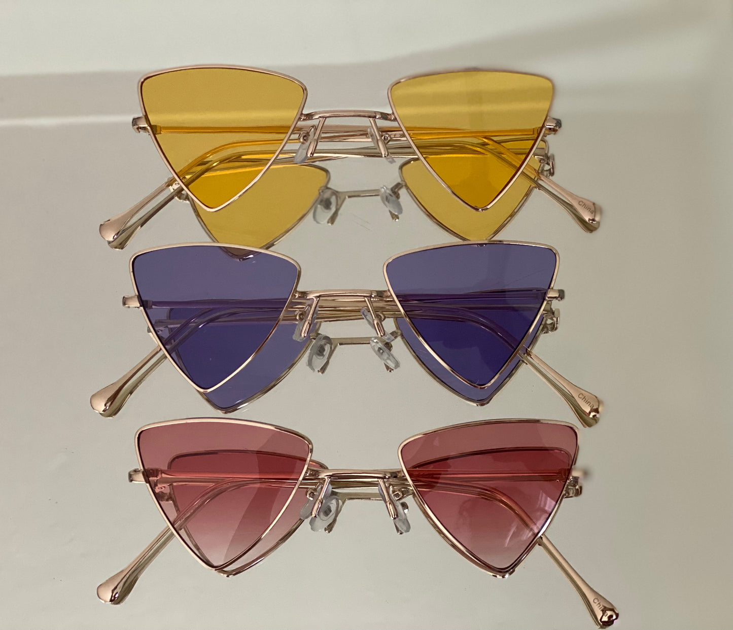 Three Sides To A Story Sunglasses - Pink